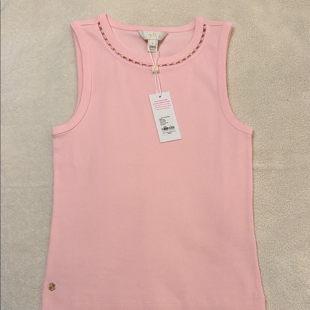 Lilly Pulitzer Vanna knit top in pink muse
